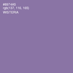 #8974A5 - Wisteria Color Image