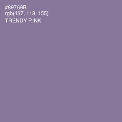 #89769B - Trendy Pink Color Image