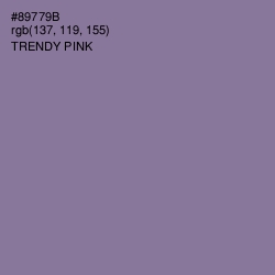 #89779B - Trendy Pink Color Image