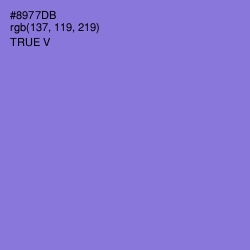 #8977DB - True V Color Image