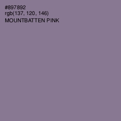 #897892 - Mountbatten Pink Color Image