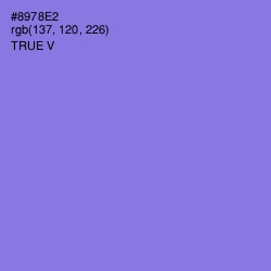 #8978E2 - True V Color Image