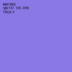 #8978E5 - True V Color Image