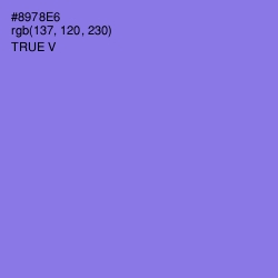 #8978E6 - True V Color Image