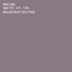 #897985 - Mountbatten Pink Color Image