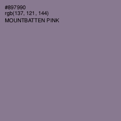 #897990 - Mountbatten Pink Color Image