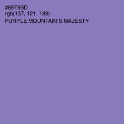#8979BD - Purple Mountain's Majesty Color Image