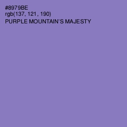 #8979BE - Purple Mountain's Majesty Color Image