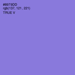 #8979DD - True V Color Image