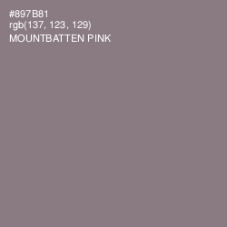 #897B81 - Mountbatten Pink Color Image