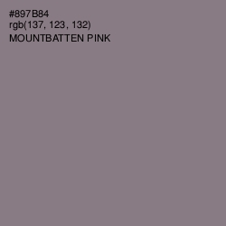 #897B84 - Mountbatten Pink Color Image