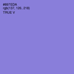#897EDA - True V Color Image