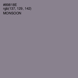 #89818E - Monsoon Color Image