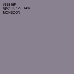 #89818F - Monsoon Color Image