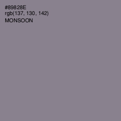 #89828E - Monsoon Color Image