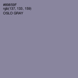 #89859F - Oslo Gray Color Image