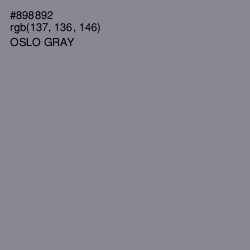 #898892 - Oslo Gray Color Image