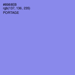 #8988EB - Portage Color Image
