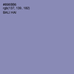 #898BB6 - Bali Hai Color Image