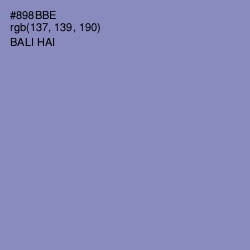 #898BBE - Bali Hai Color Image