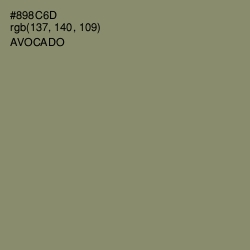 #898C6D - Avocado Color Image