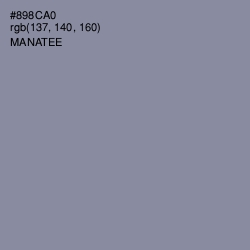 #898CA0 - Manatee Color Image