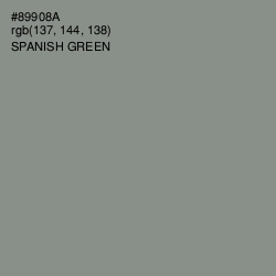 #89908A - Spanish Green Color Image