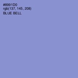 #8991D0 - Blue Bell Color Image