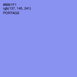 #8991F1 - Portage Color Image