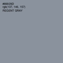 #89929D - Regent Gray Color Image