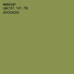#89934F - Avocado Color Image