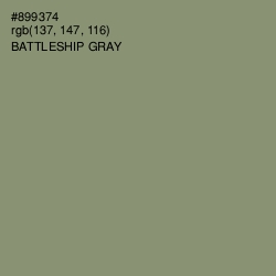 #899374 - Battleship Gray Color Image