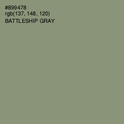 #899478 - Battleship Gray Color Image