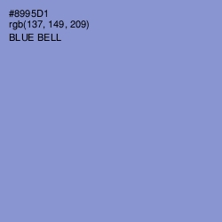 #8995D1 - Blue Bell Color Image