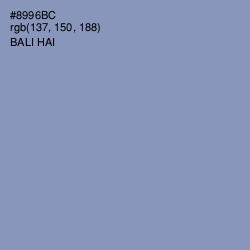 #8996BC - Bali Hai Color Image