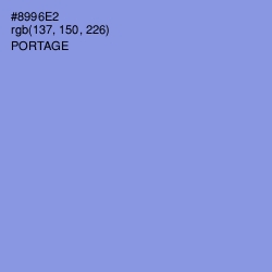 #8996E2 - Portage Color Image