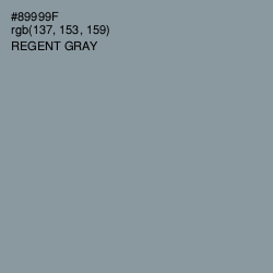 #89999F - Regent Gray Color Image