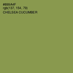 #899A4F - Chelsea Cucumber Color Image