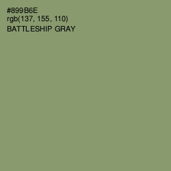 #899B6E - Battleship Gray Color Image