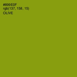 #899E0F - Olive Color Image