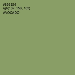 #899E66 - Avocado Color Image