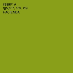 #899F1A - Hacienda Color Image