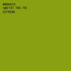 #89A010 - Citron Color Image