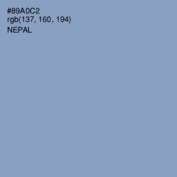 #89A0C2 - Nepal Color Image