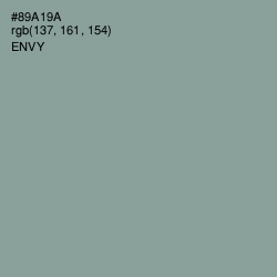 #89A19A - Envy Color Image