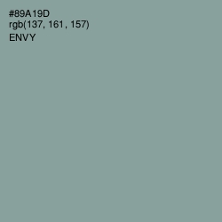 #89A19D - Envy Color Image