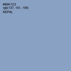 #89A1C3 - Nepal Color Image