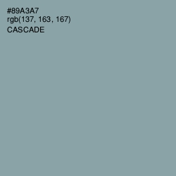 #89A3A7 - Cascade Color Image