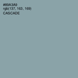 #89A3A9 - Cascade Color Image