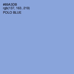 #89A3DB - Polo Blue Color Image